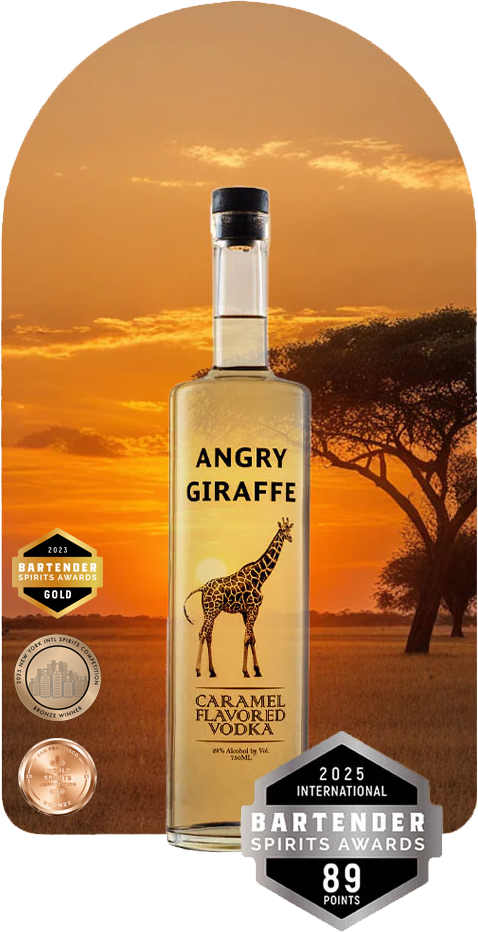 Angry Giraffe Caramel Flavoured Vodka