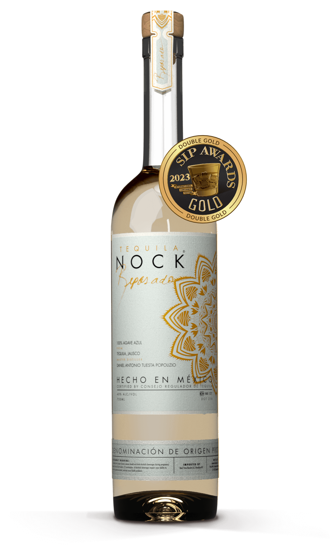 Nock Tequila Reposado Bottle