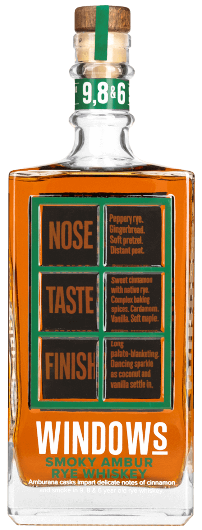 Smoky Ambur Rye Whiskey