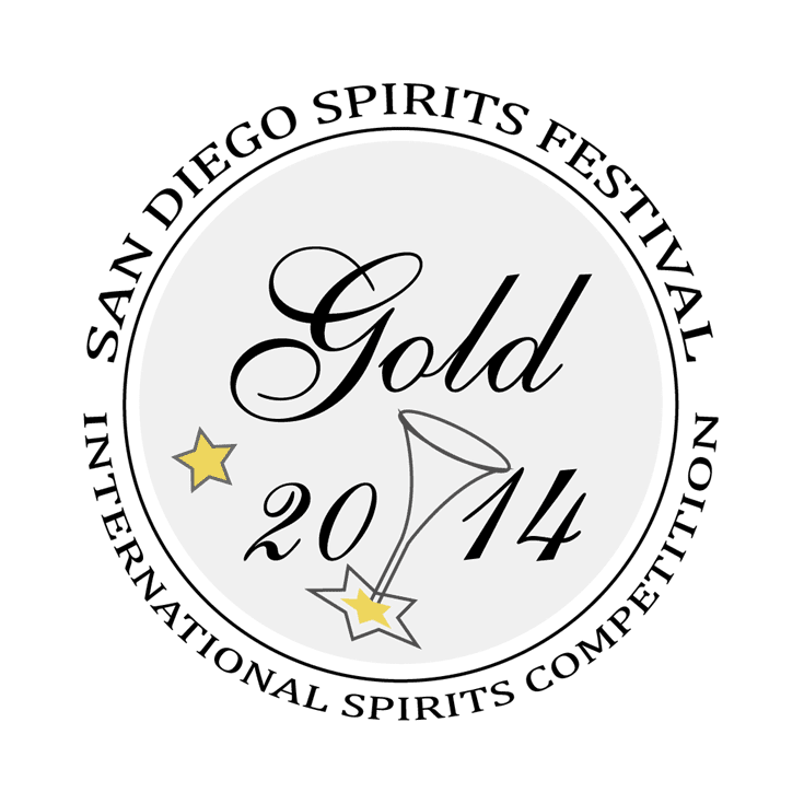 San Diego Spirits Festival International Spirits Competition Gold Medal