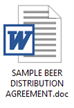 sample beer distribution contract