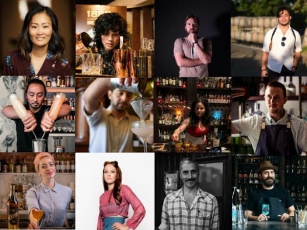 Judges taking part in the 2021 Bartender Spirits Awards competition