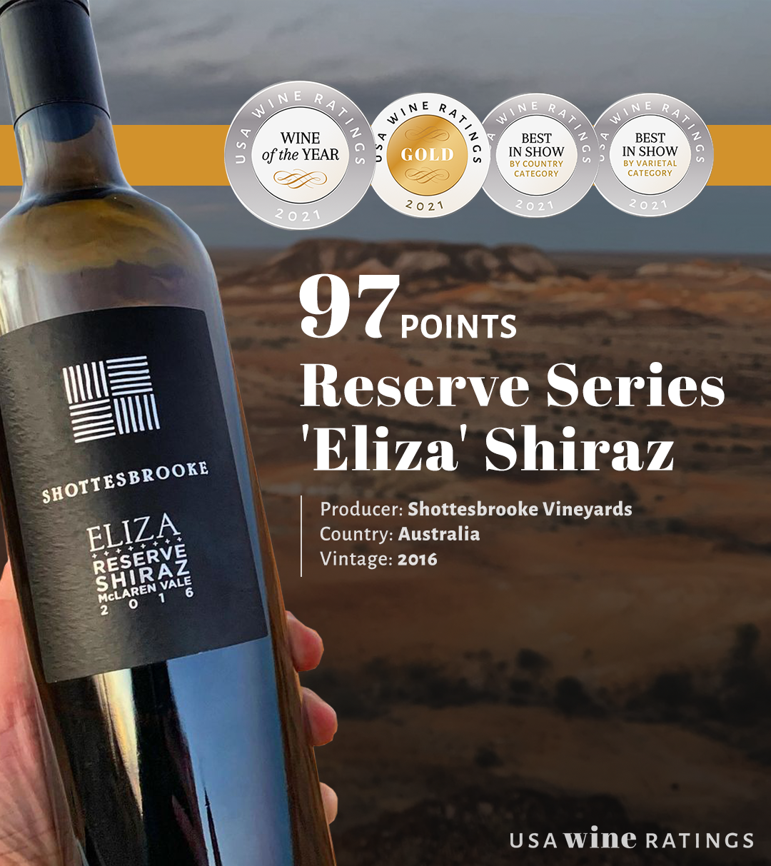 Shottesbrooke Reserve Series 'Eliza' Shiraz