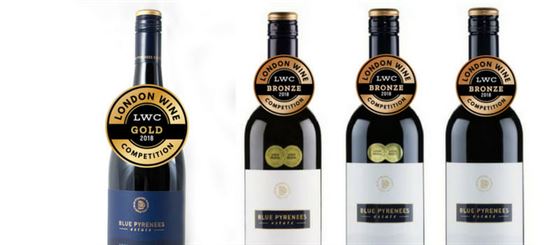 Blue Pyrenees Estate Medal Winners