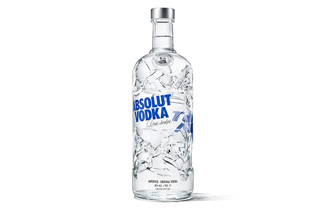 Absolut Recycled bottle