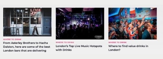 London Drinks Guide screenshots